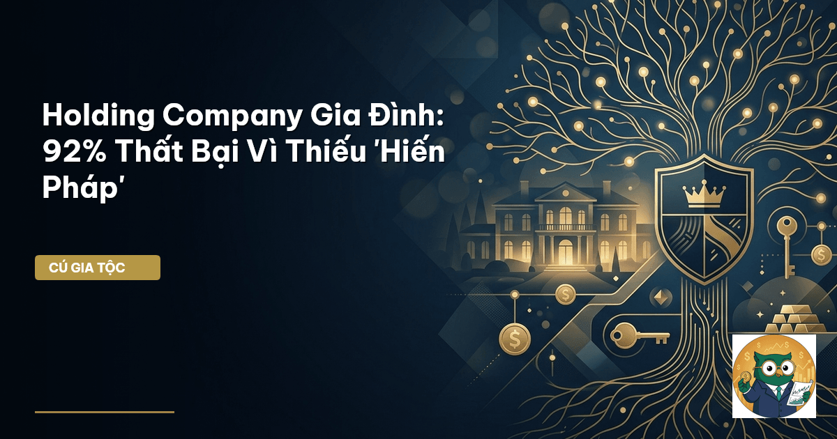 Holding Company Gia Đình: 92% Thất Bại Vì Thiếu 'Hiến Pháp'