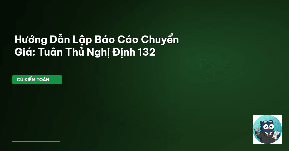báo cáo chuyển giá
