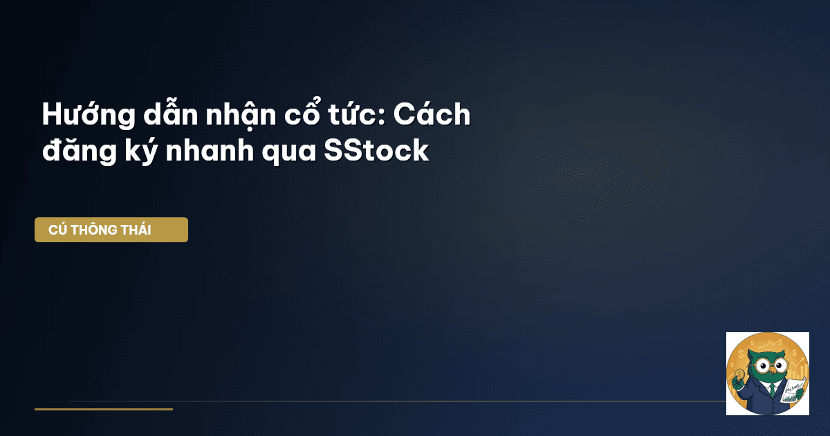 nhận cổ tức
