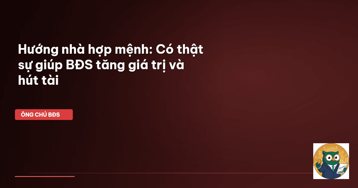 hướng nhà hợp mệnh