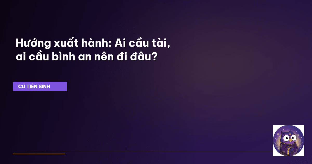 hướng xuất hành