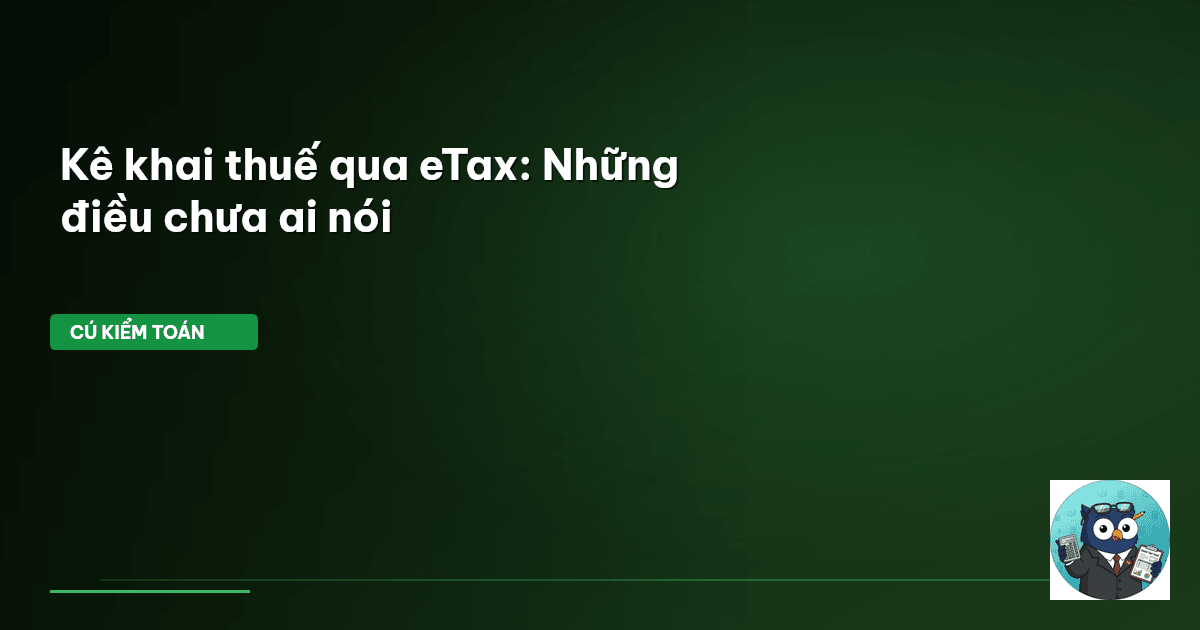 kê khai thuế