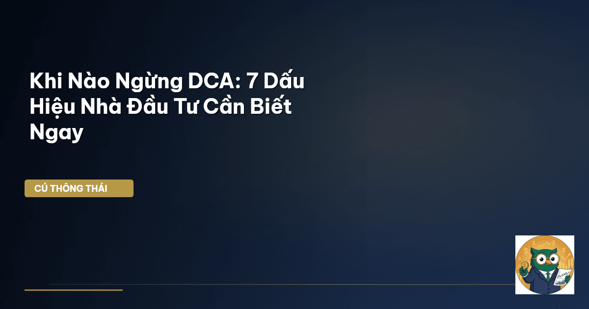 ngừng DCA