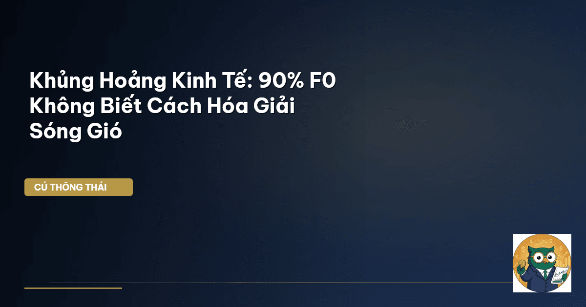 Khủng Hoảng Kinh Tế: 90% F0 Không Biết Cách Hóa Giải Sóng Gió
