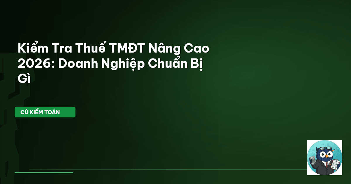 kiểm tra thuế TMĐT