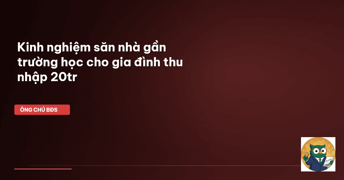 mua nhà gần trường học
