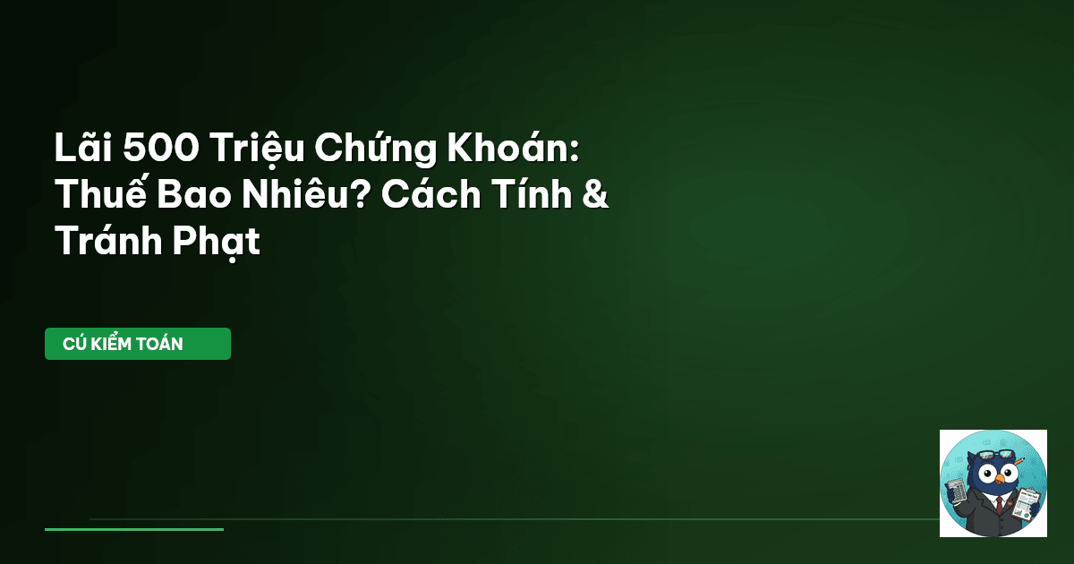 thuế chứng khoán