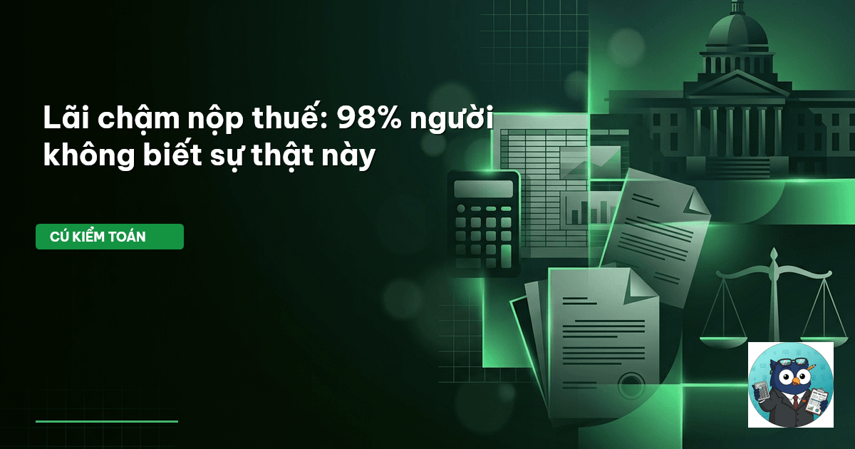 lãi chậm nộp thuế