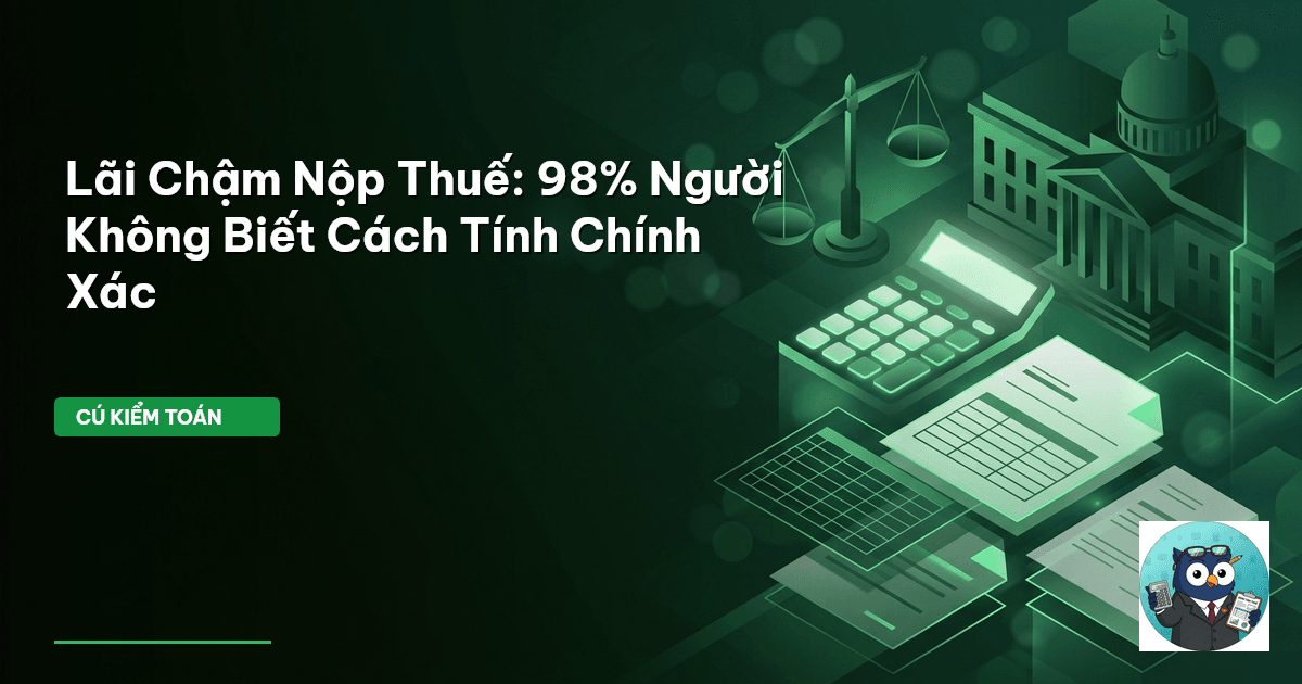 lãi chậm nộp thuế