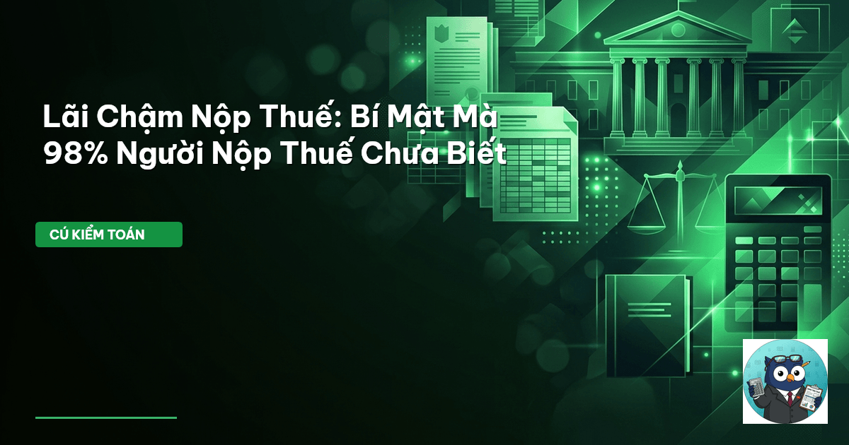 lãi chậm nộp thuế
