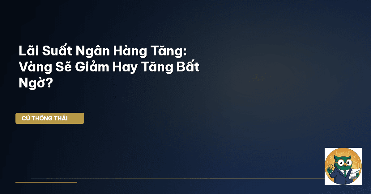 Lãi Suất Ngân Hàng Tăng: Vàng Sẽ Giảm Hay Tăng Bất Ngờ?