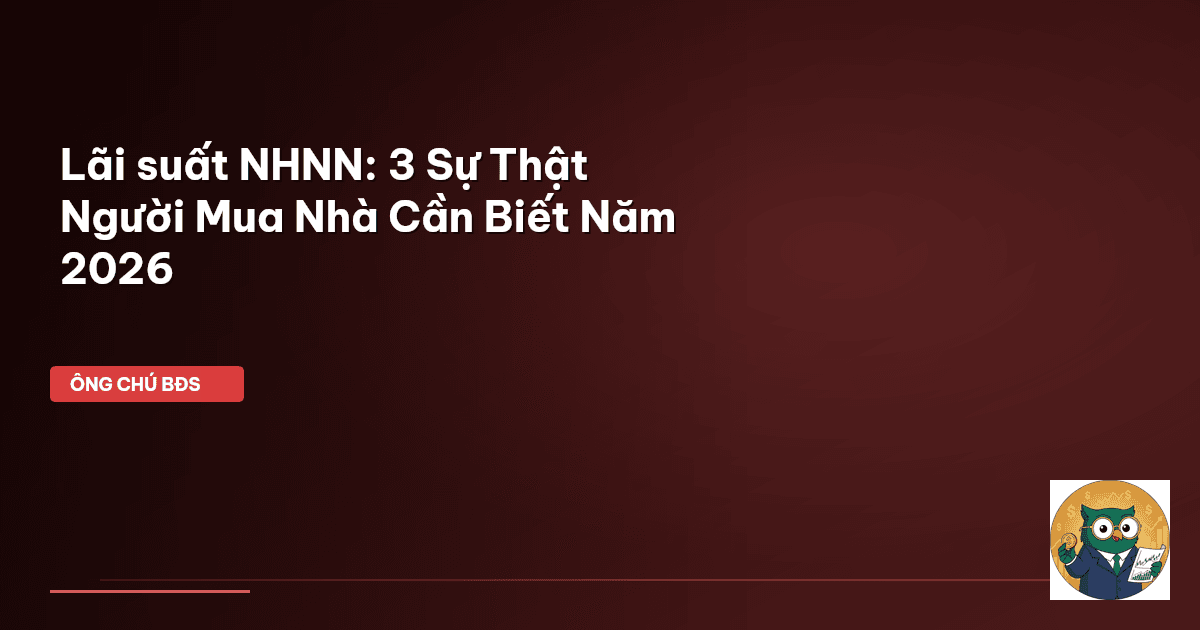 lãi suất NHNN