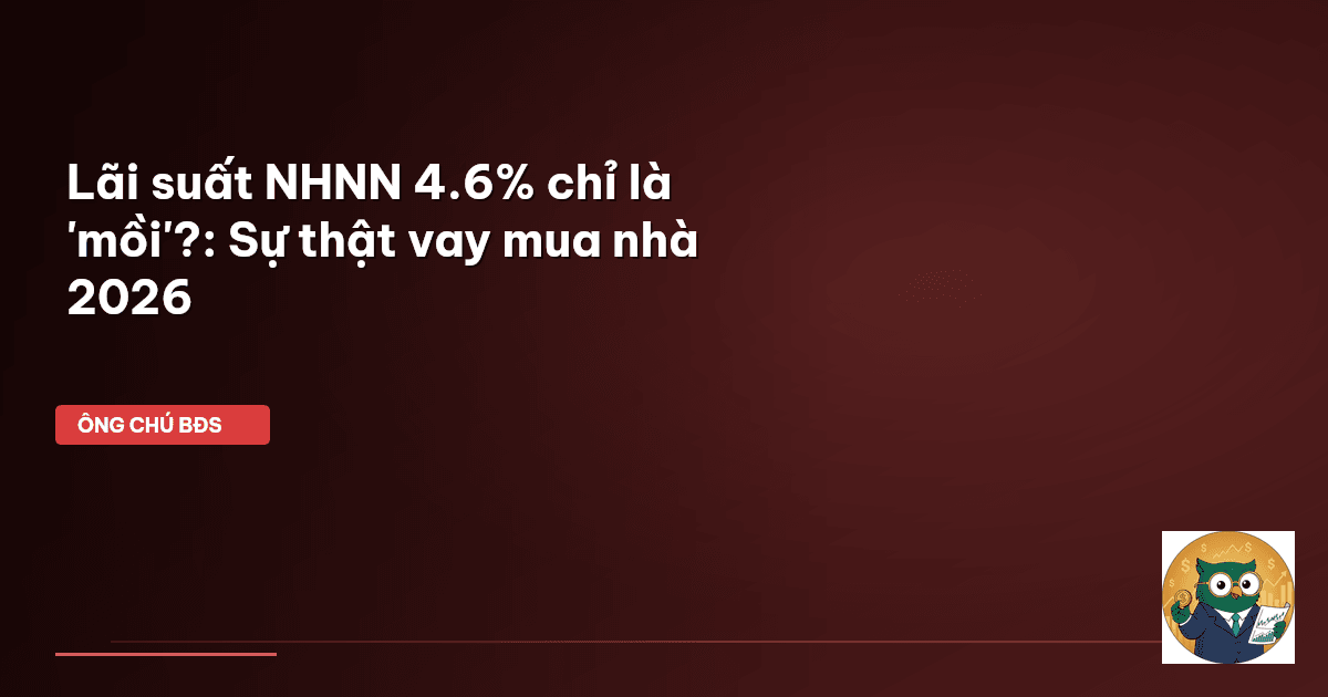 lãi suất NHNN vay mua nhà