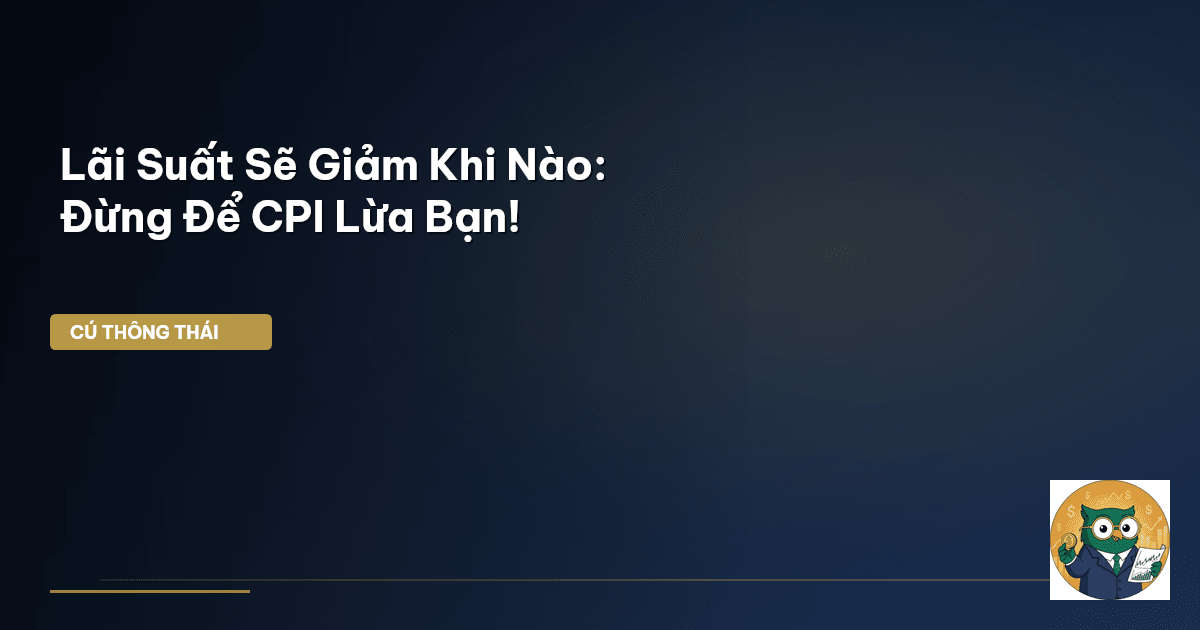 Lãi Suất Sẽ Giảm Khi Nào: Đừng Để CPI ‘Lừa’ Bạn!