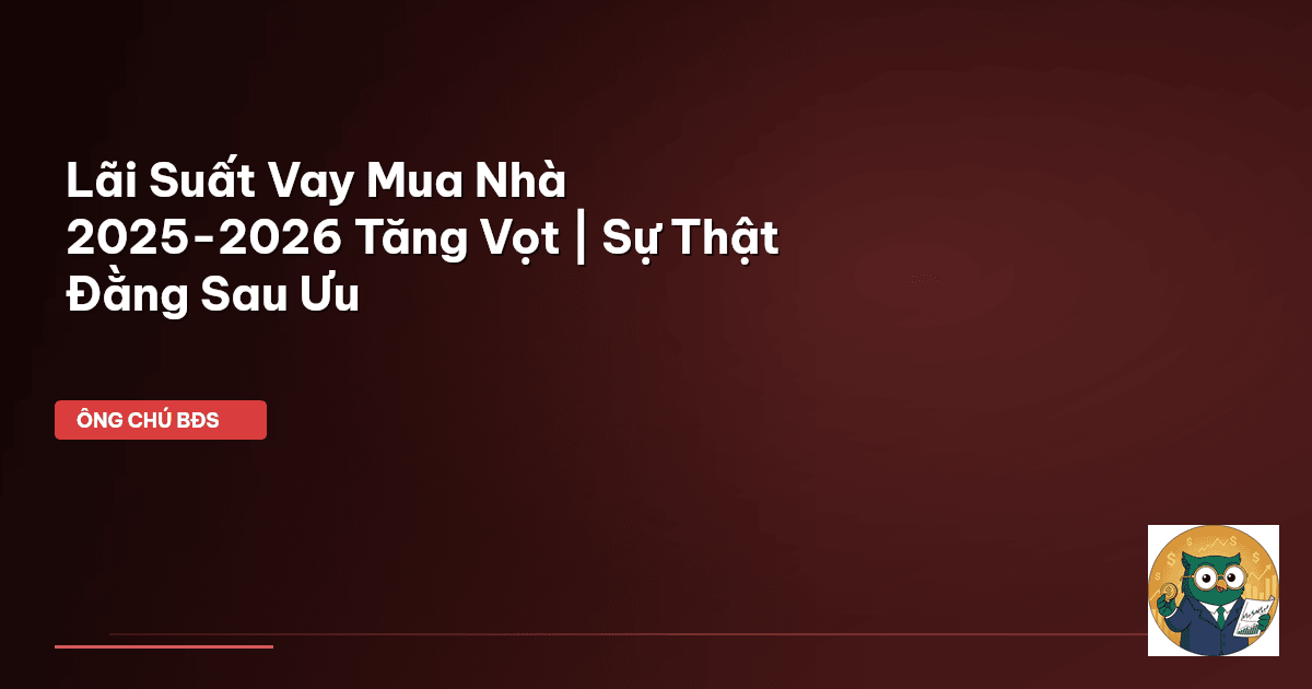 lãi suất vay mua nhà
