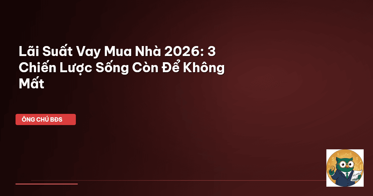 lãi suất vay mua nhà 2026