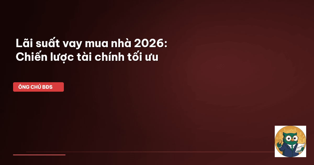 lãi suất vay mua nhà 2026
