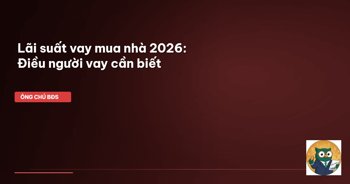 lãi suất vay mua nhà