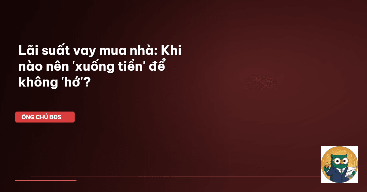 lãi suất vay mua nhà