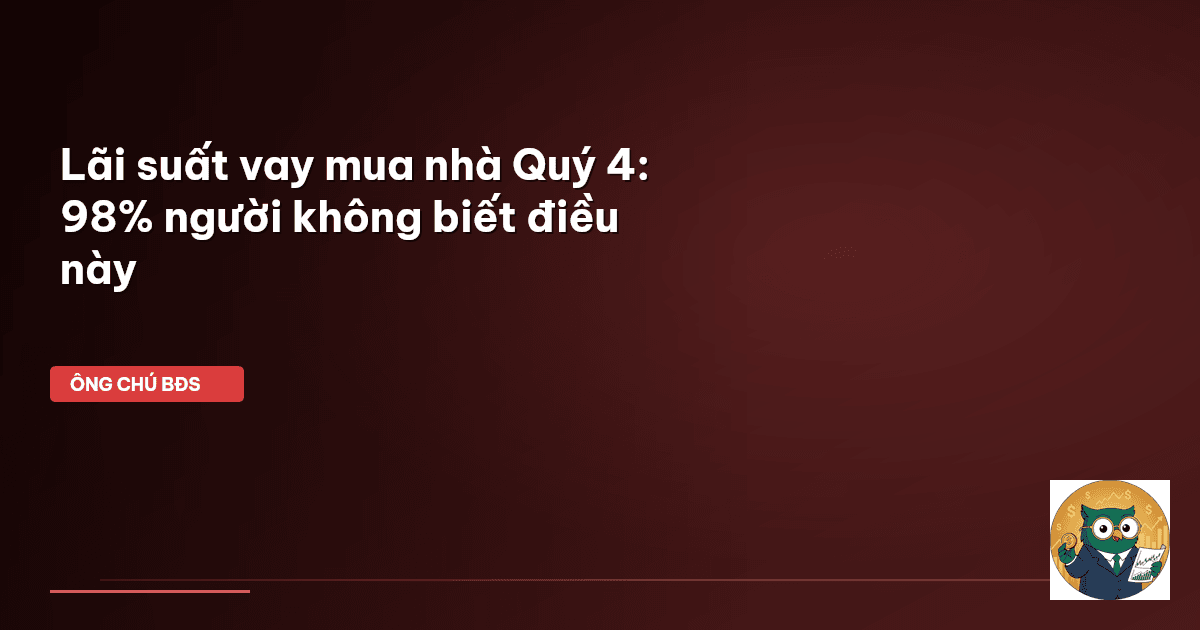 lãi suất vay mua nhà