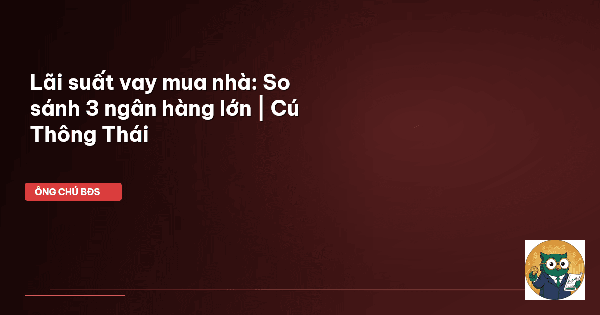lãi suất vay mua nhà