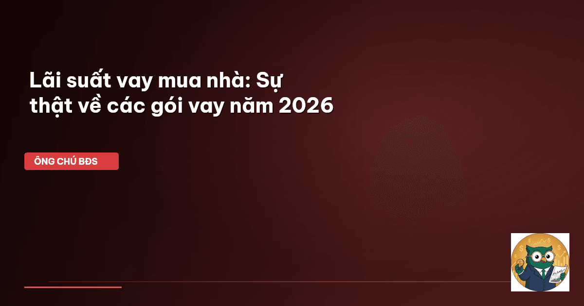 lãi suất vay mua nhà