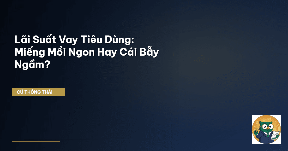 Lãi Suất Vay Tiêu Dùng: Miếng Mồi Ngon Hay Cái Bẫy Ngầm?
