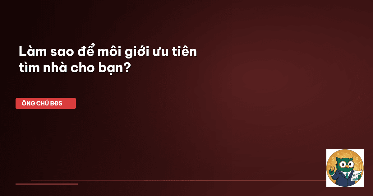 môi giới nhà đất