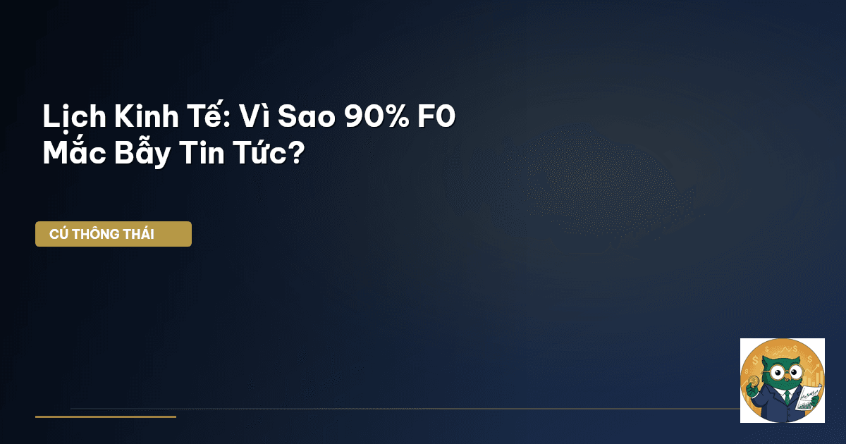 Lịch Kinh Tế: Vì Sao 90% F0 Mắc Bẫy Tin Tức?