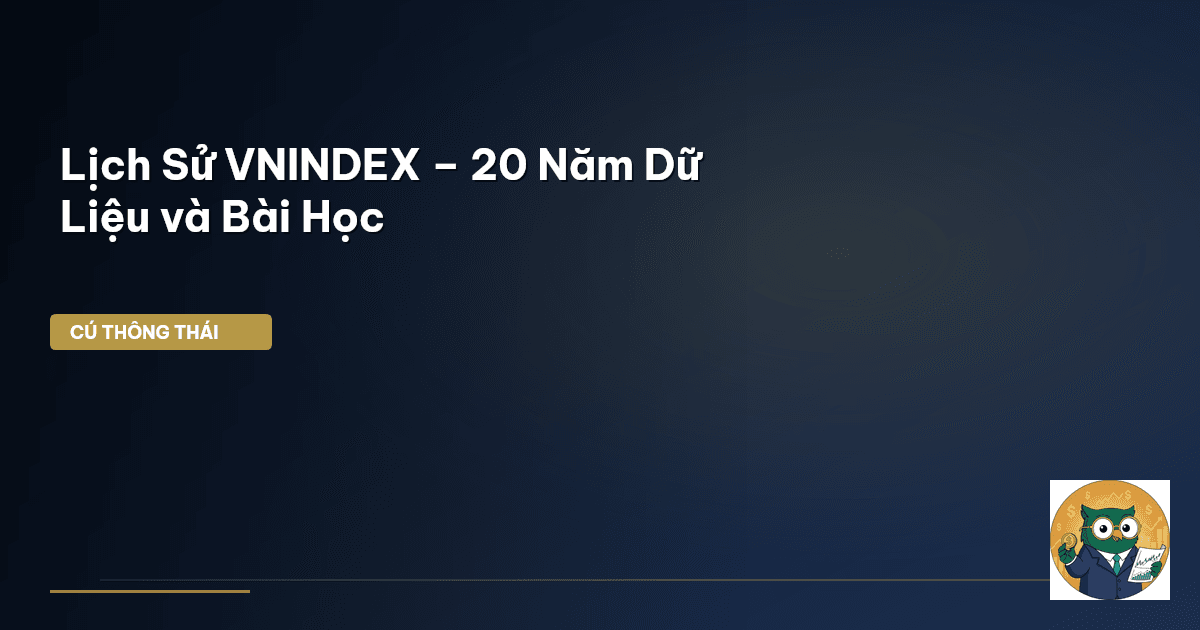 Lịch Sử VNINDEX – 20 Năm Dữ Liệu và Bài Học