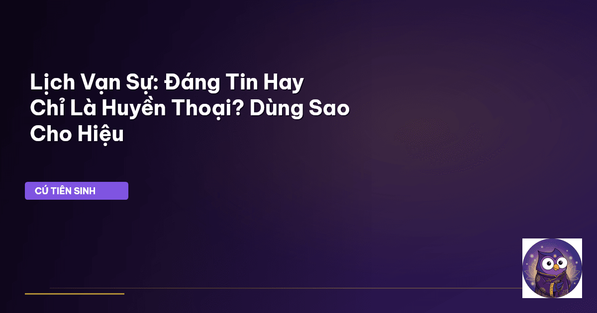 lịch vạn sự