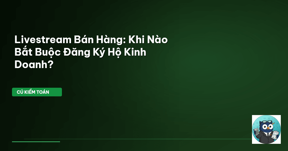 livestream bán hàng