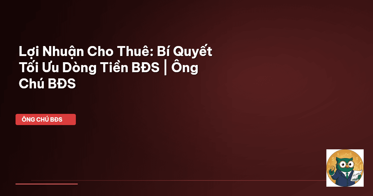 lợi nhuận cho thuê