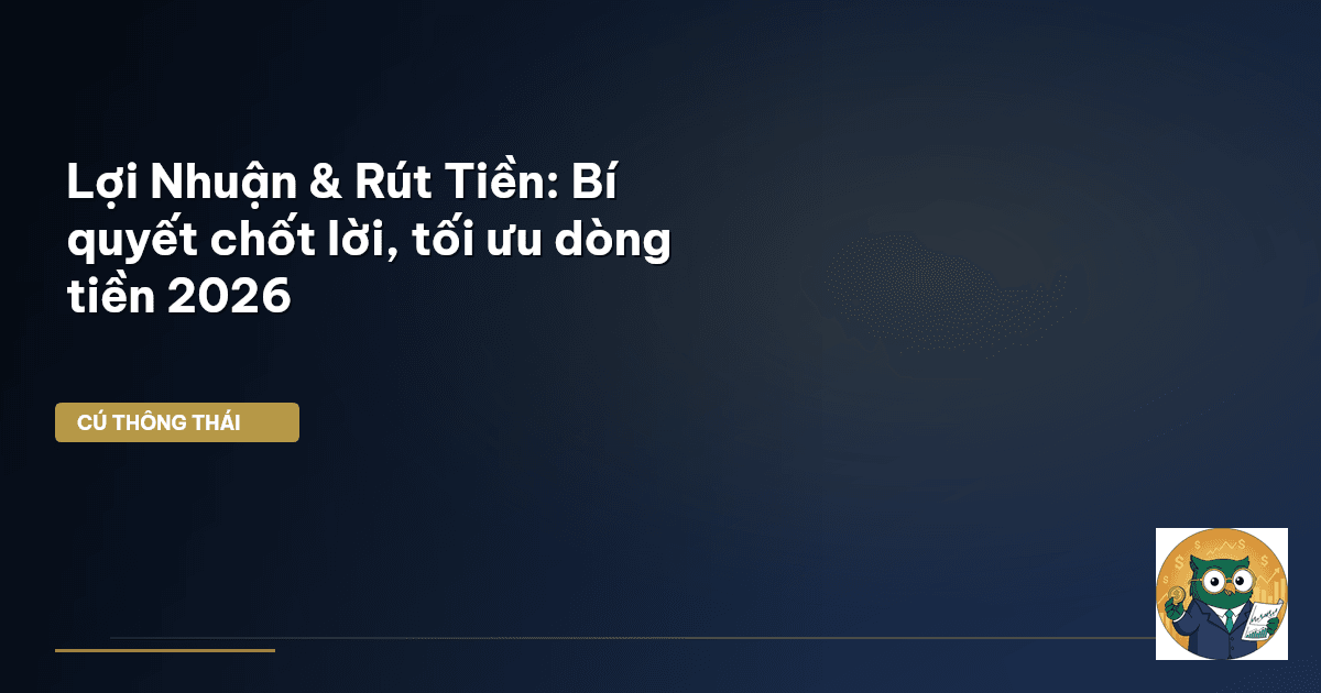 lợi nhuận và rút tiền