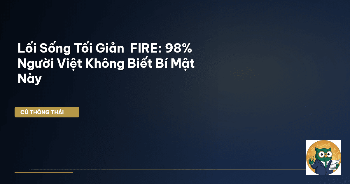 Lối Sống Tối Giản & FIRE: 98% Người Việt Không Biết Bí Mật Này