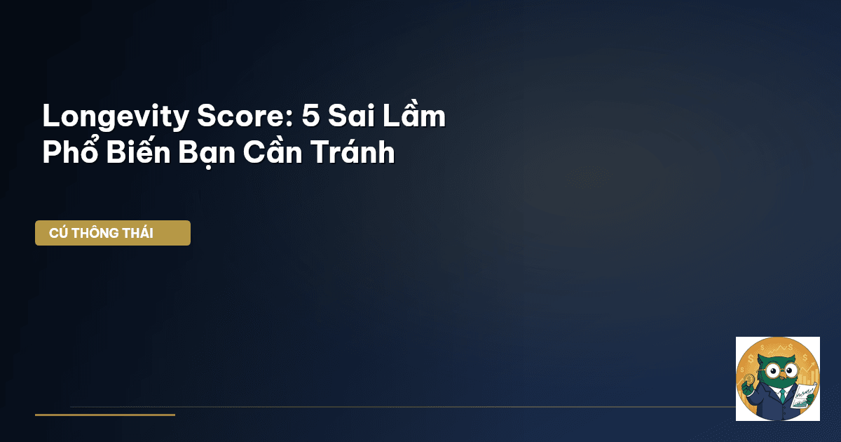Longevity Score: 5 Sai Lầm Phổ Biến Bạn Cần Tránh