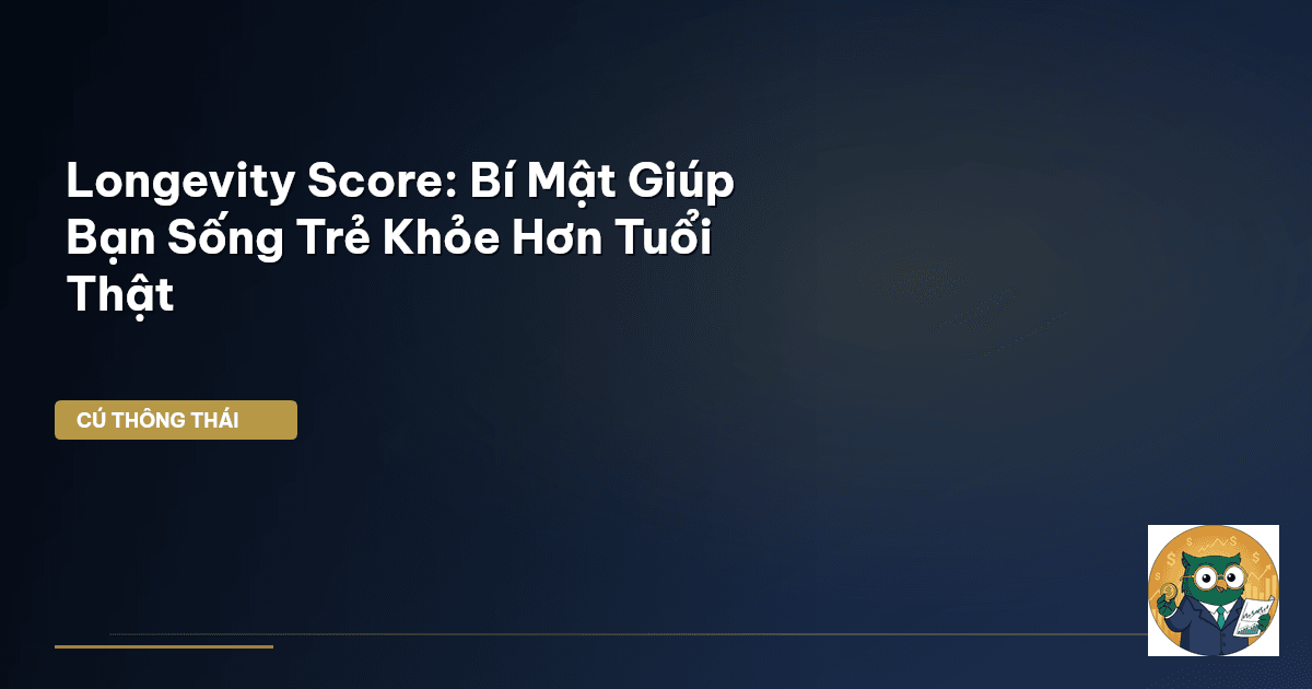 Longevity Score: Bí Mật Giúp Bạn Sống Trẻ Khỏe Hơn Tuổi Thật