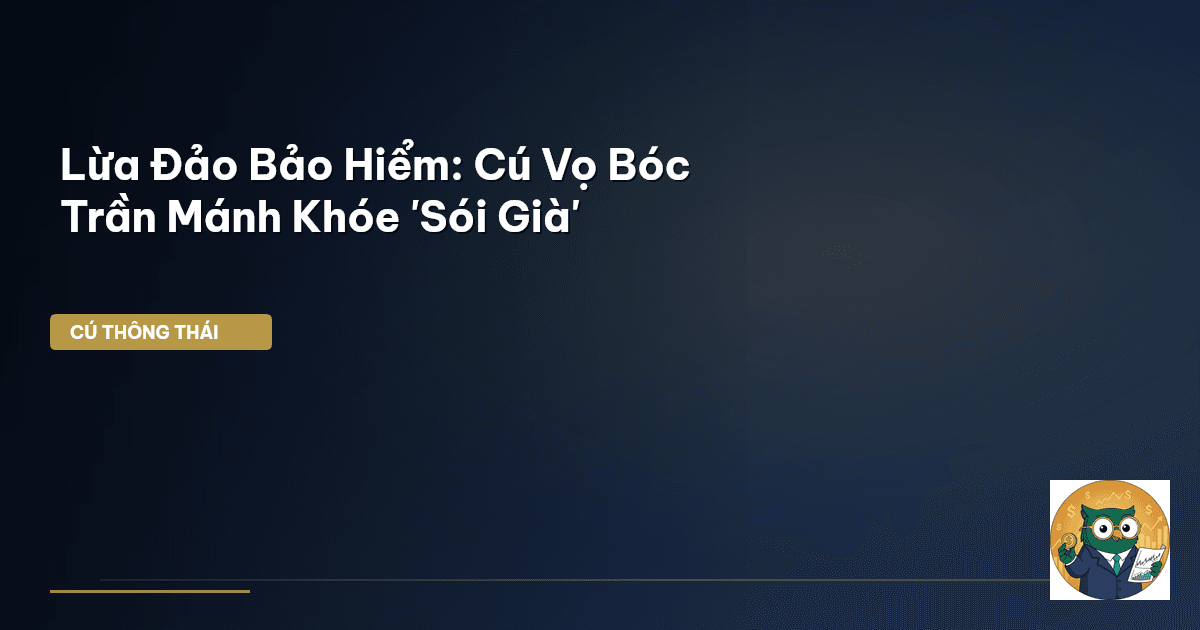Lừa Đảo Bảo Hiểm: Cú Vọ Bóc Trần Mánh Khóe 'Sói Già'