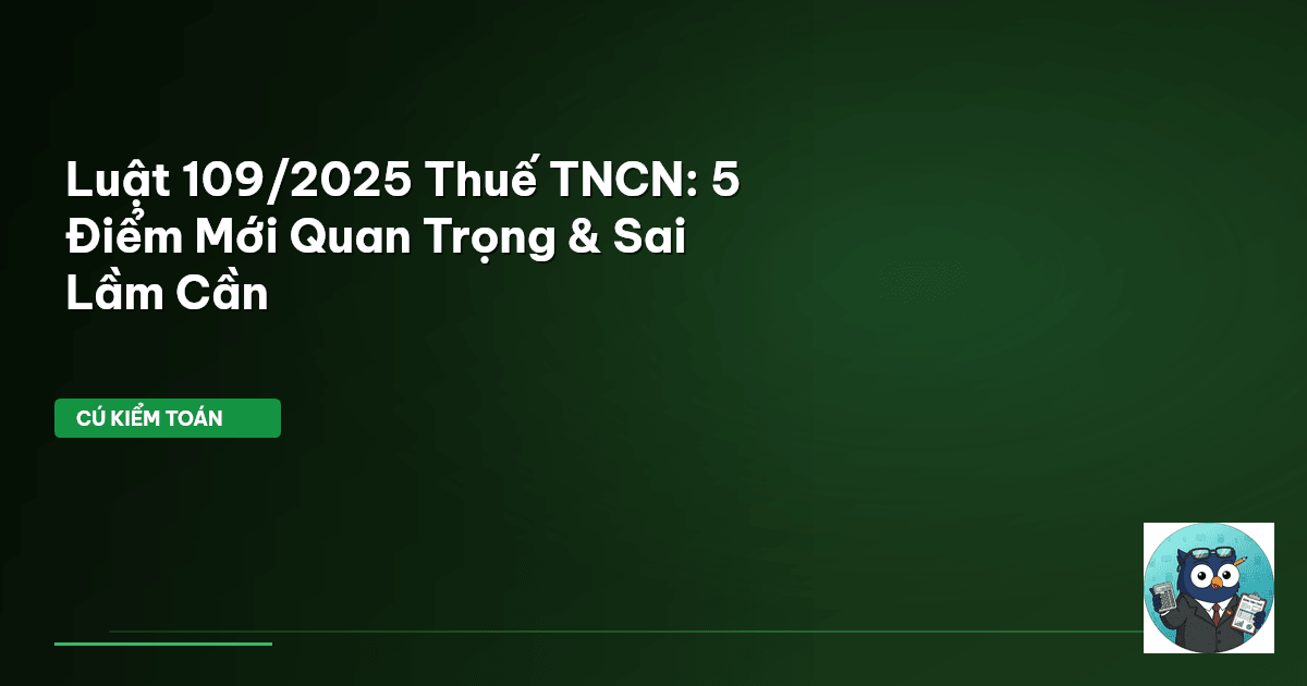Luật 109/2025