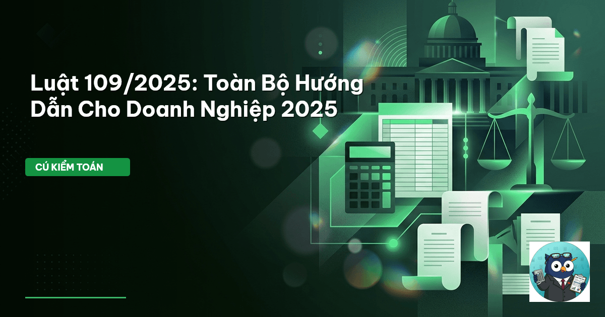 Luật 109/2025: Toàn Bộ Hướng Dẫn Cho Doanh Nghiệp 2025