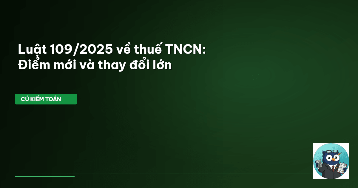 Luật 109/2025