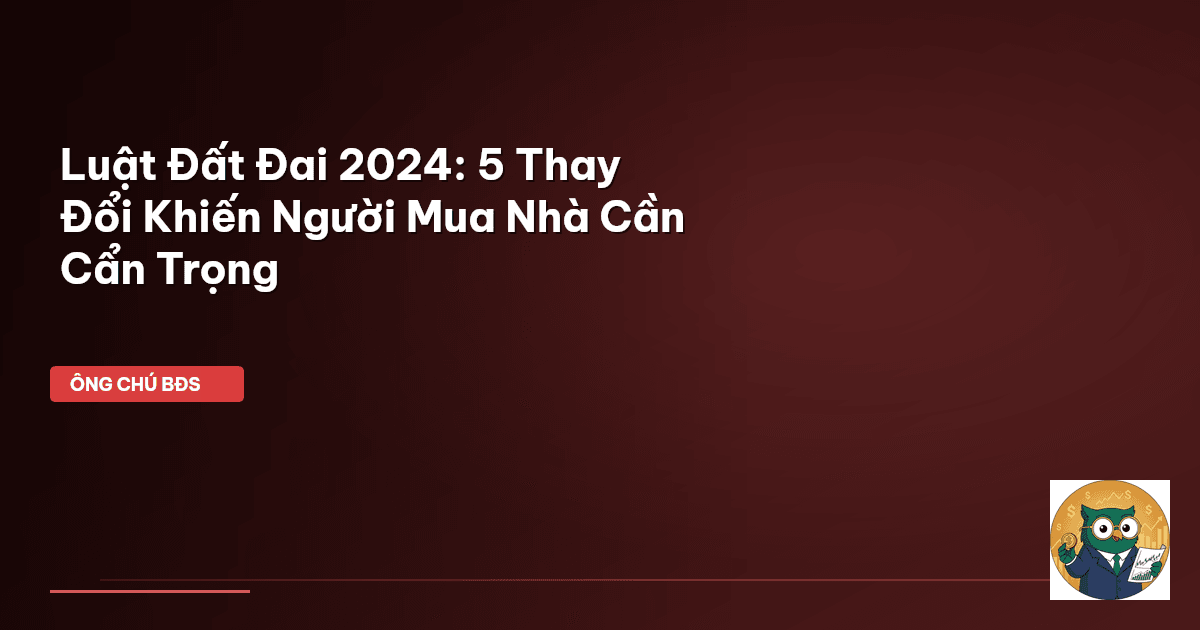 luật đất đai 2024