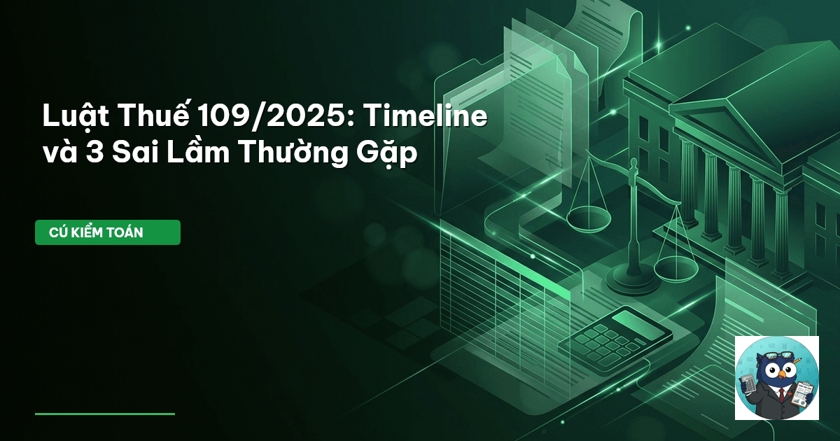 Luật Thuế 109/2025