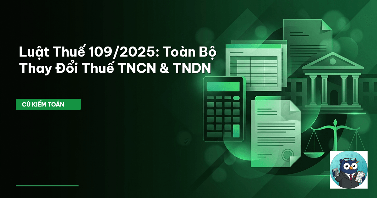 luật thuế 109/2025