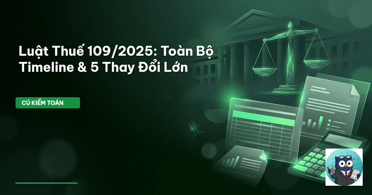Luật Thuế 109/2025