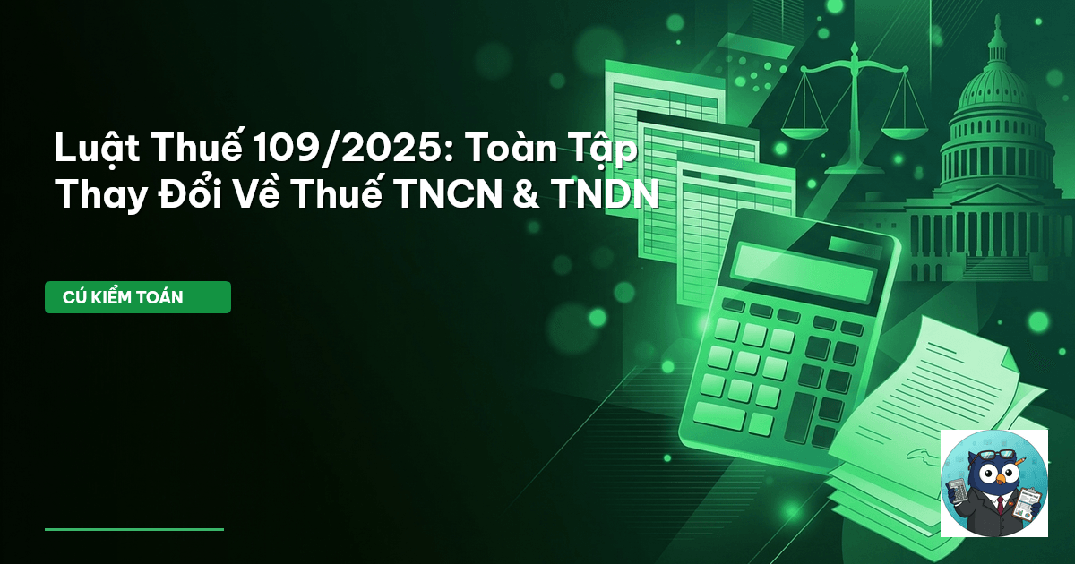 luật thuế 109/2025