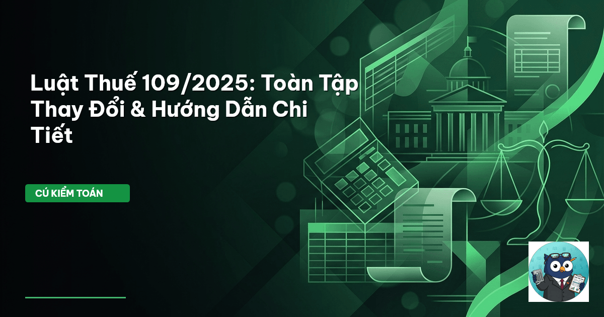 luật thuế 109/2025