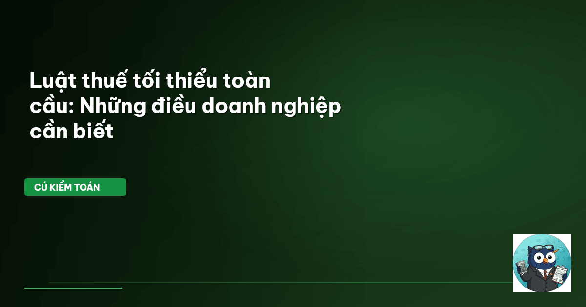 thuế tối thiểu toàn cầu