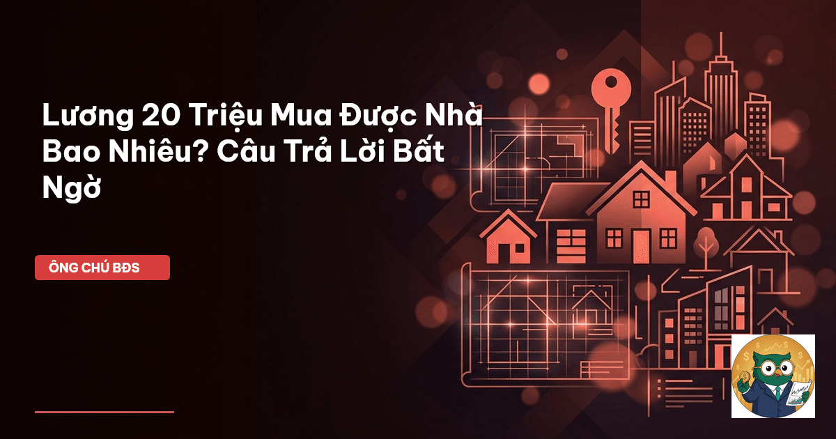 lương 20 triệu mua nhà bao nhiêu