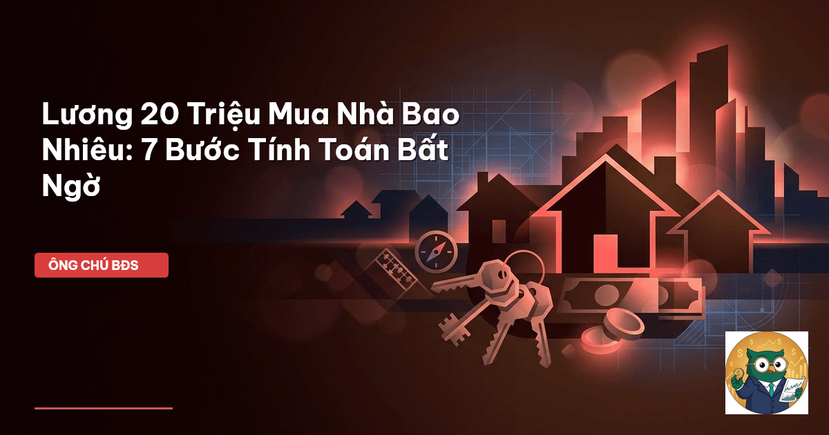 lương 20 triệu mua nhà bao nhiêu